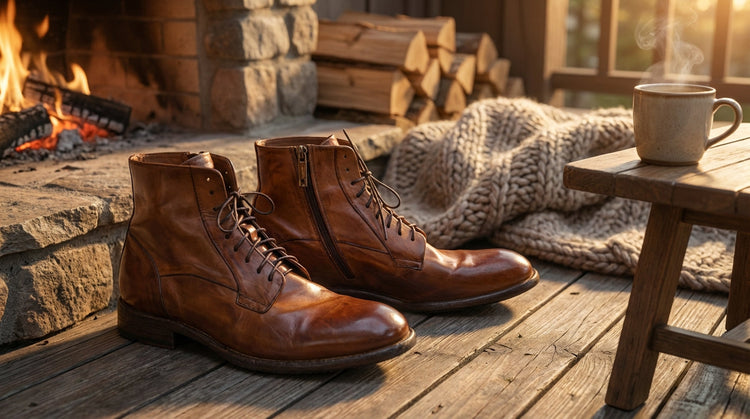 Lemargo italienische Herren Stiefel in braun bei Sisento
