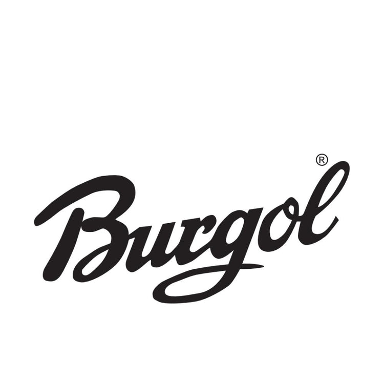 Markenlogo von "Burgol", einem Premiumhersteller für Schuhpflegeprodukte