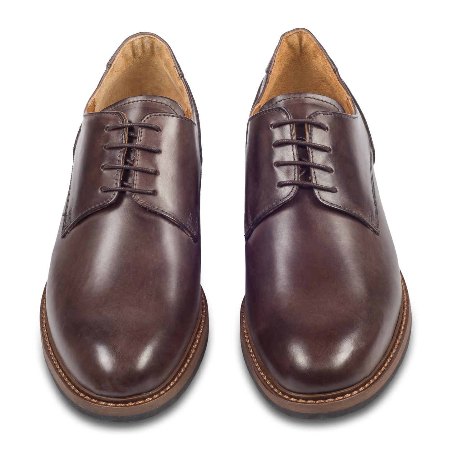 Nicola Benson | Herren Schnür-Halbschuh mit robuster Gummisohle, Kalbsleder, handgefertigt | SALE %