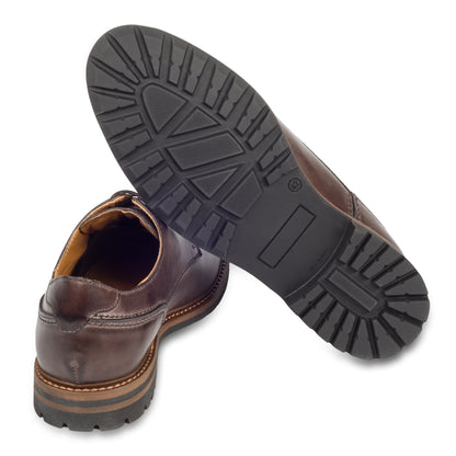 Nicola Benson | Herren Schnür-Halbschuh mit robuster Gummisohle, Kalbsleder, handgefertigt | SALE %