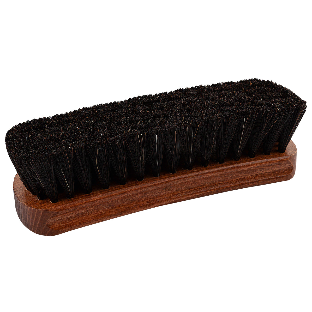 Solitaire Glanzbürste / Polierbürste Rosshaar (17 cm) schwarze Borsten